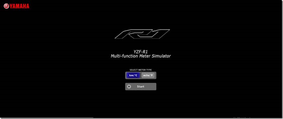 YZF-R1 儀表板 模擬器 simulator